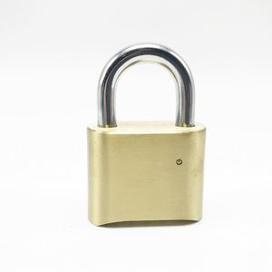 ANLI-candado pequeño de seguridad personalizado, candado de combinación de aleación de zinc y latón sólido de acero inoxidable, tipo maestro, 50mm - Product Image 4