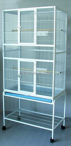 Çıkarılabilir Kuşlar Muhabbet Kuşu Kanarya Aviary Ispinoz Papağan Kafesi Standı Tekerlekler ile - Product Image 1