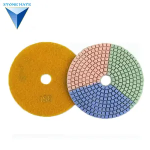 Chinese Wet Or Dry Resin Diamond Polishing Pad For Marble And Granite