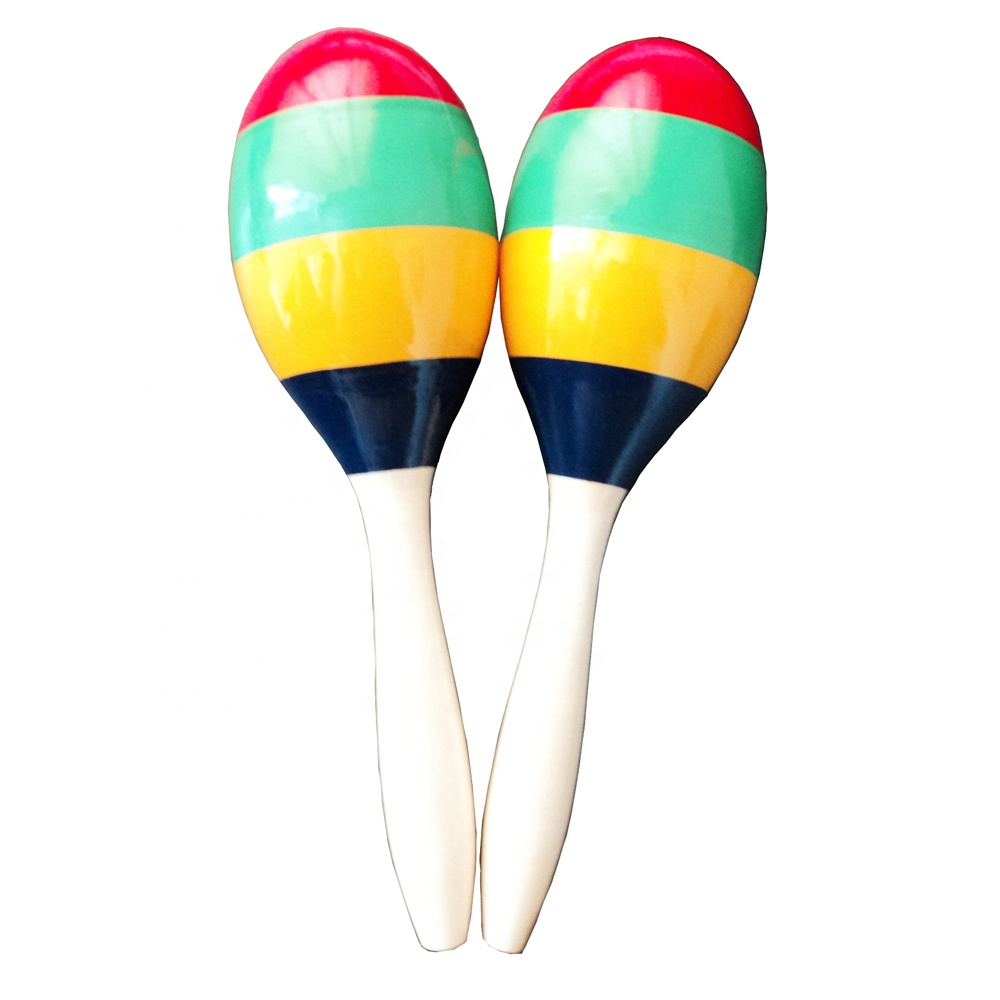 Деревянные музыкальные maracas, образовательные игрушки, перкуссионный инструмент