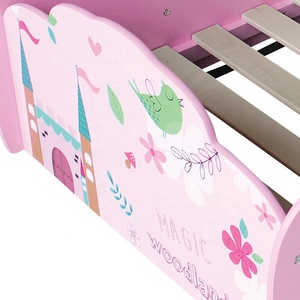 Cama de Madera para Niños Pequeños Toffy & Friends Cama Rosa para Niña - Product Image 3