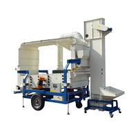 Graan Bean Zaad Reinigingsmachine Met Luchtblazer