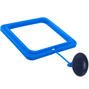 Anillo Flotante Cuadrado Azul para Alimentar Peces - Comedero Duradero con Ventosa para Acuarios, Ideal para Peces Pequeños, <span class=keywords><strong>Guppys</strong></span> y Bettas - Product Image 5