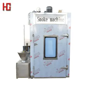 High capacity 1000L drying somke house oven / Bacon Smoking Machine / smoker for rib chicken fish processing