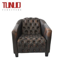 Groothandel Moderne Hotel Restaurant Fauteuil Goedkope Prijs Meubels Leer Sectionele Enkele Fauteuil