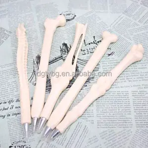 2022 Novelty Plastic Bone Shape Ball Pen Creative Design Bone Ballpoint Pen For Student Writing Hot Sell Bone Pen