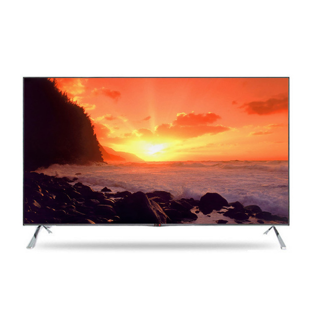 80 85 100 120 Inch 4k UHD Curved Flat Smart Big Screen for Sale Remote Control LCD LED OLED TV