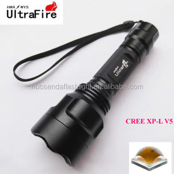 Newest Led torch lamp Ultrafire C8 XPL V5 2000LM SMO LED flashlight