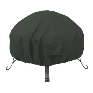 Draagbare Pizza Oven Cover Ronde Vuurkorf Cover Outdoor Grill Cover