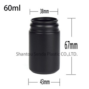 60ml HDPE cấp thực phẩm chai nhựa Tear-off niêm phong loại cho nhai kẹo cao su mật độ cao vật liệu polyethylene - Product Image 3