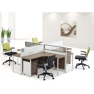 Station <span class=keywords><strong>de</strong></span> travail modulaire, partition, en forme <span class=keywords><strong>de</strong></span> L - Product Image 1
