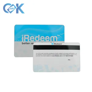 最佳销售磁条空白 PVC 签证信用卡