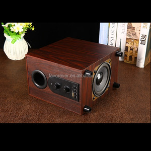 Enceinte d'ordinateur A8 <span class=keywords><strong>Super</strong></span> Base 2.1 en bois avec microphone intégré et lecteurs de cartes USB/TF/SD pour home cinéma - Product Image 6