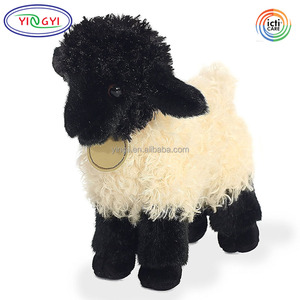 D060 phim hoạt hình xoăn lông cừu bán buôn ODM OEM tùy chỉnh sang trọng suffolk cừu Đồ chơi động vật nhồi bông nhỏ cừu sang trọng - Product Image 3