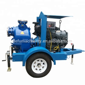 <span class=keywords><strong>Pompe</strong></span> à eau diesel <span class=keywords><strong>auto</strong></span>-amorçante pour l'irrigation agricole, source d'alimentation moteur diesel avec remorque incluse - Product Image 5