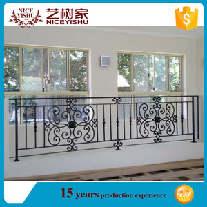 Moderna de hierro forjado diseño de parrilla de ventana, casa forjado barandilla del balcón - Product Image 1