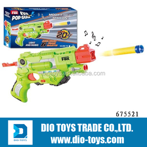 Alta calidad divertido seguros eléctricos de <span class=keywords><strong>airsoft</strong></span>. aire suave <span class=keywords><strong>armas</strong></span>, rifle de aire suave juguetes con luz y música para los niños - Product Image 1