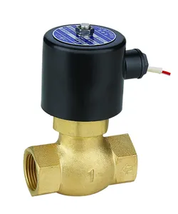 2L serie latón alta temperatura válvula de solenoide de alta velocidad válvula de solenoide de control de temperatura de la válvula de solenoide