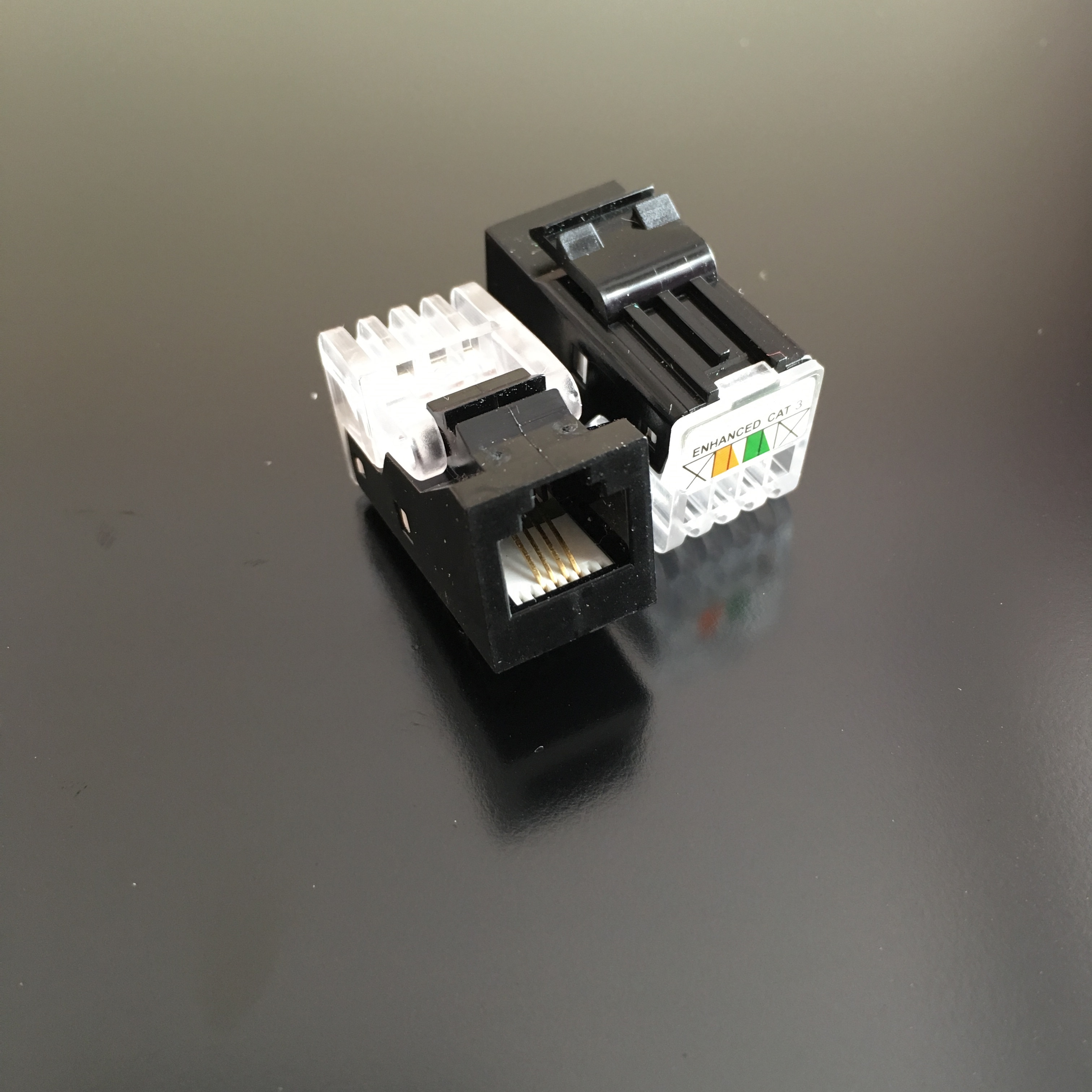 Усовершенствованная модульная головка Cat3 RJ11 6P4C для телефона