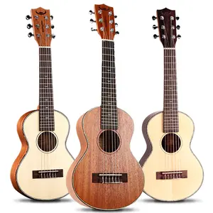 בסיטונאות לguitalele גיטרה-לוחם שוורים D28MMG באיכות גבוהה סיטונאי 28 אינץ 6 מיתרי מיני גיטרה לguitalele