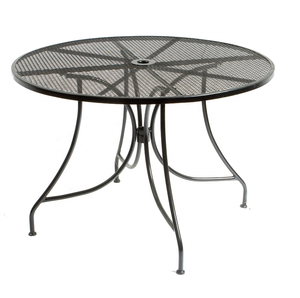Mesa redonda de malla de acero de hierro forjado de <span class=keywords><strong>42</strong></span> pulgadas