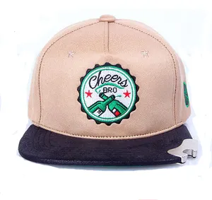 Cerveza, abrelatas de botella del snapback cpas sombreros