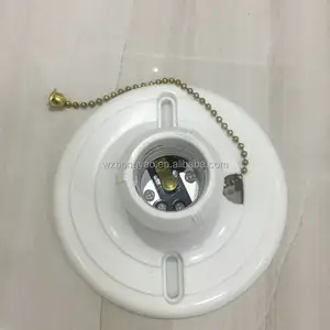 E27 Ceiling Lamp Holder Pendant Light Socket with chain switch