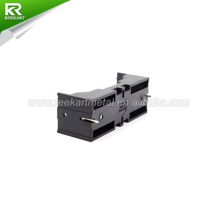 Siyah Renk Plastik Tek 26650 lityum pil tutucu saklama kutusu İletişim Pin Ile - Product Image 4