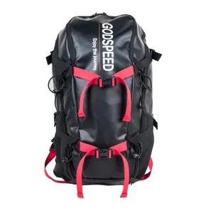 2018Hot sell waterproof tarpaulin sports travel backpack bag
