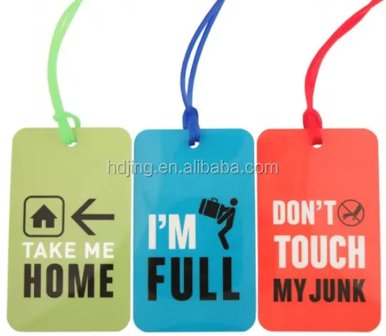 Promotionele Gratis Printable Bagage Tag Templates