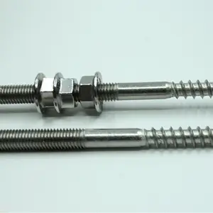 Inox sus304 m10 m12 מטר גג גג הרכבה ברגים מתל פרויקט סולארי