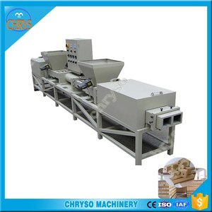 Dos cabezal <span class=keywords><strong>de</strong></span> extrusión Serrín caliente Hot Press del bloque <span class=keywords><strong>de</strong></span> <span class=keywords><strong>madera</strong></span> Máquina - Product Image 3