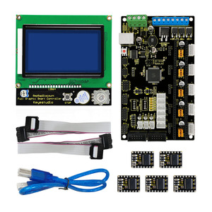 Keyestudio 3D Kit de impresora para Arduinos, incluye MKS base V1.<span class=keywords><strong>2</strong></span> + + 5x8825 + LCD 12864 controlador inteligente - Product Image 2