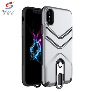 Échantillon gratuit Rouge Téléphone Cas Dur Béquille <span class=keywords><strong>Couverture</strong></span> <span class=keywords><strong>Mobile</strong></span> Pour Iphone X/8/7/6 S - Product Image 6