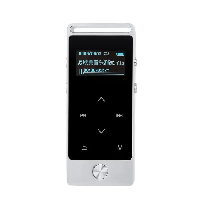 최고의 판매 무료 다운로드 디지털 mp3 음악 플레이어 터치 스크린