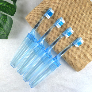 Bleu transparent pas cher <span class=keywords><strong>brosse</strong></span> à dents <span class=keywords><strong>pliable</strong></span> - Product Image 1