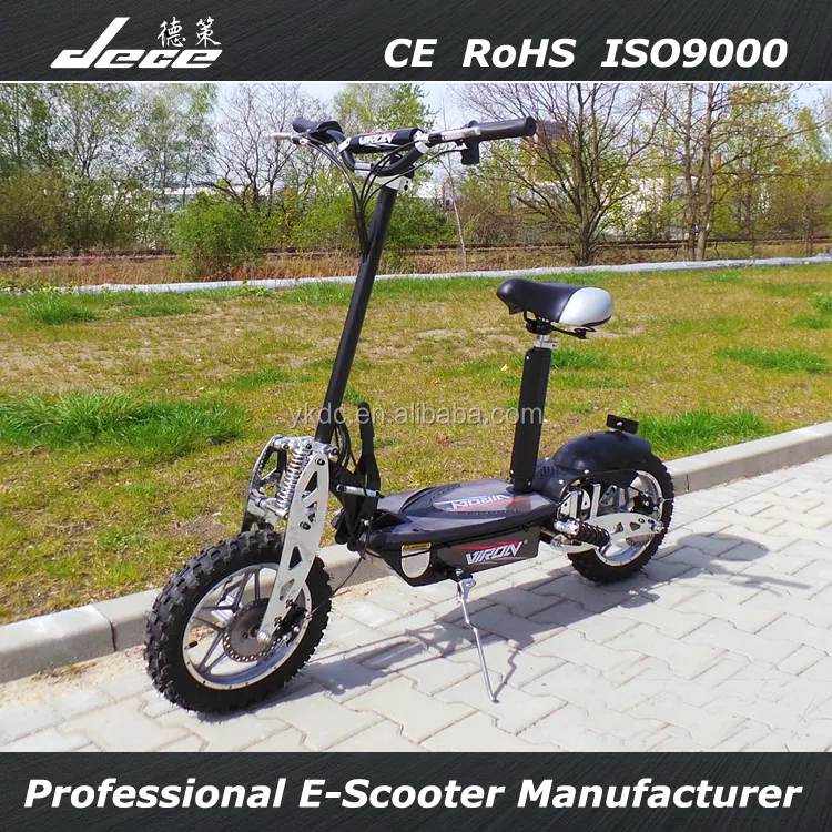 36V 1000W Most Fashionable Folding Electric Scooter with Seat for Adults