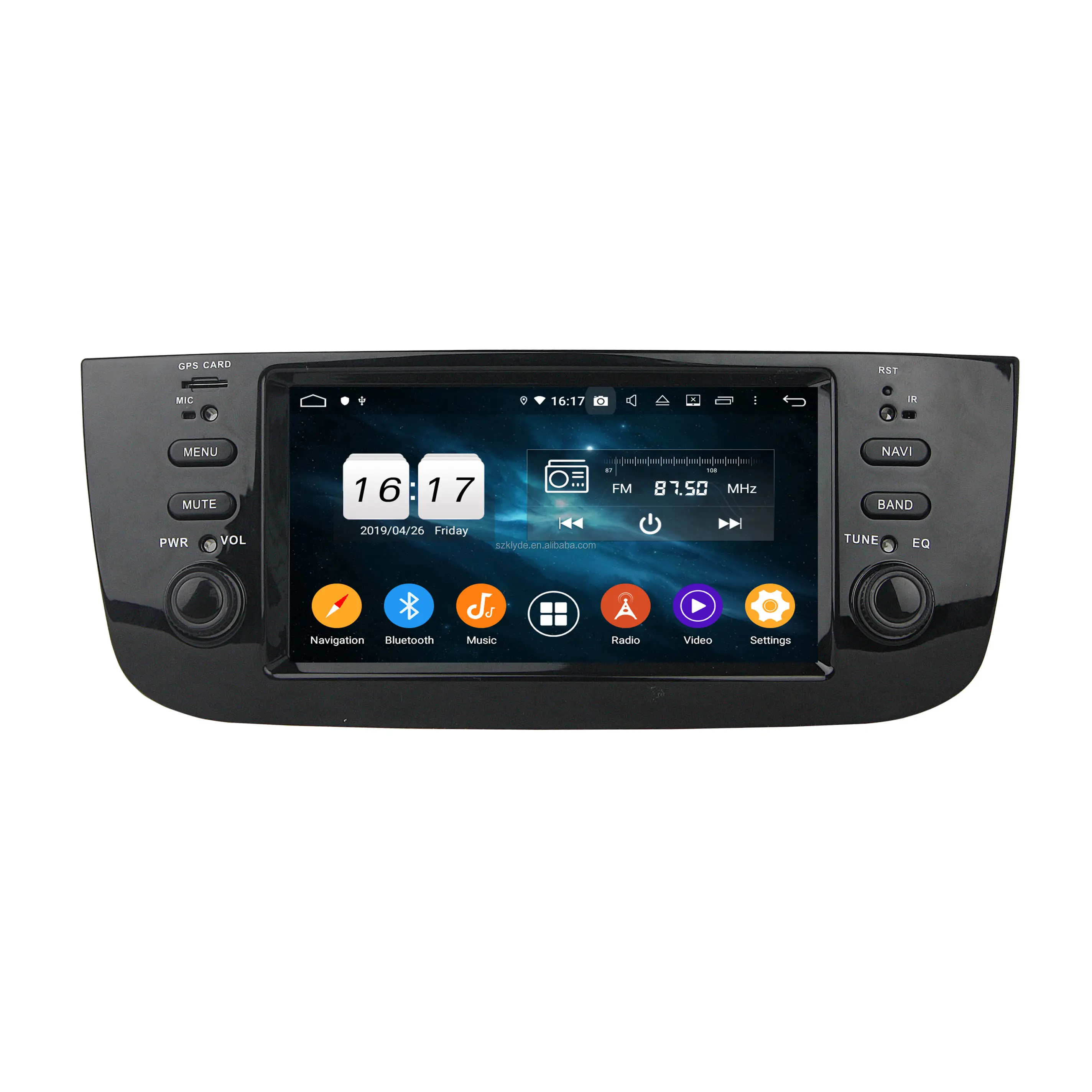 KLYDE KD-6249 4+64G Android 12.0 Car Audio System 6.2" GPS Navigation for Fiat Car for Linea for Grand Punto Evo 2014-2015