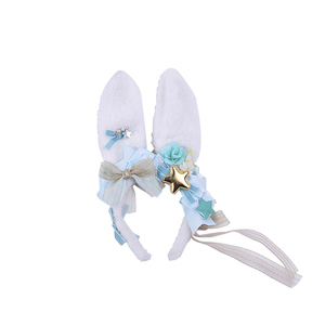 QueenBaby Tissu Doux Bébé Fille Licorne <span class=keywords><strong>Bandeau</strong></span> D'<span class=keywords><strong>oreille</strong></span> de <span class=keywords><strong>Lapin</strong></span> De Pâques Fleur Cheveux Hoop Partie D'anniversaire Bandeaux - Product Image 5