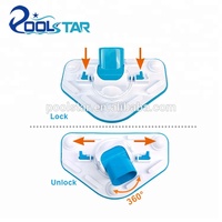 AquaJack Robot Pembersih Kolam Renang Otomatis Elektrik Ramah Lingkungan IPX8 dengan Sikat Pengikis dan Baterai Lithium Isi Ulang