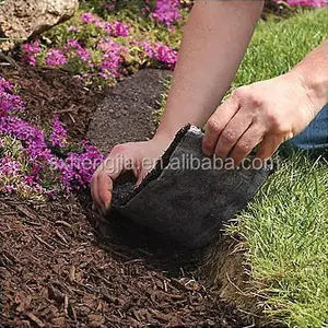 Customized Garden Recycled Rubber Mulch Edging Strip