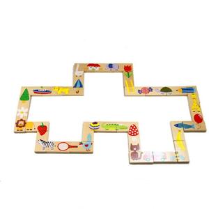 Đồ Chơi Xếp Hình ML-995D Cho Trẻ Em, 28 Mảnh Xếp Hình Động Vật Bằng Gỗ Ghép Hình Rồng Domino - Product Image 2