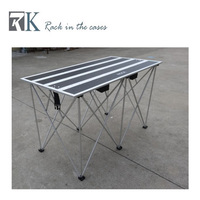 Mesa de soporte para DJ, 1000mm x 400mm x 925mm, soporte plegable para controlador de DJ
