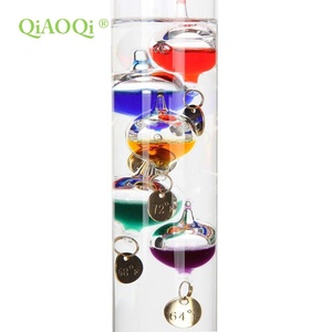 Termómetro de Galileo de Vidrio de Borosilicato de Alta Calidad, Hecho a Mano, Estilo Romántico, Soplado, para Decoración del Hogar, Venta al por Mayor - Product Image 2