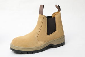 <strong>Chelsea</strong> Style <strong>Steel</strong> <strong>Toe</strong> Cap Wheat Suede Leather Safety <strong>Boots</strong> Anti slip Men Casual Shoes Australia - Product Image 4
