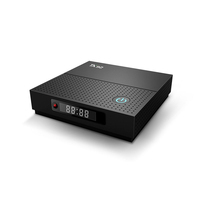 جهاز تلفاز ذكي TANIX TX92 مع معالج Amlogic S912 ثماني النواة، نظام أندرويد 7.1، ذاكرة وصول عشوائي 3 جيجابايت، ذاكرة تخزين 32 جيجابايت، واي فاي مزدوج 5 جيجاهرتز، منفذ شبكة جيجابت، دعم DLNA وMiracast، دقة 4K UHD، بلوتوث