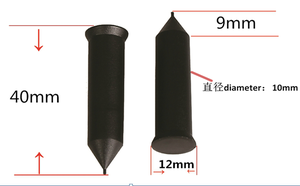 125khz/13.56mhz/UHF860-960mhz NFC RFID 칩을 가진 아bs 나무 RFID 못 꼬리표 - Product Image 4