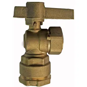 Valvola A Sfera In Ottone Per Doccia - Regolatore Flusso Acqua, Doccette E Bidet - Foto 2