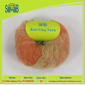 Compra en venta al por mayor a granel composición de lurex hilados made in china <span class=keywords><strong>alpaca</strong></span> hilados cepillado - Product Image 1