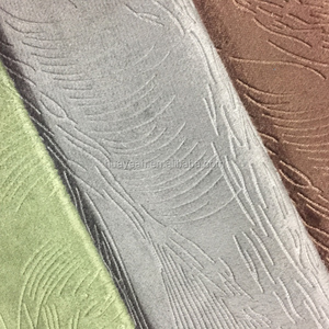 Tapisserie de canapé en daim, <span class=keywords><strong>tissu</strong></span> <span class=keywords><strong>velours</strong></span> gaufré, bon marché, nouvelle mode - Product Image 4